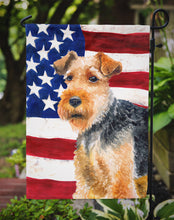 Load image into Gallery viewer, Welsh Terrier Patriotic Garden Flag - Outdoor Decorative Yard Flag BB9700GF