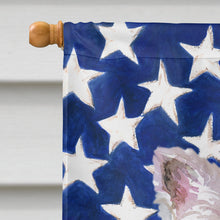 Load image into Gallery viewer, Westie Patriotic Flag Canvas House Size BB9701CHF