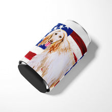 Load image into Gallery viewer, Afghan Hound Patriotic Can or Bottle Hugger BB9702CC
