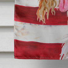 Load image into Gallery viewer, Afghan Hound Patriotic Flag Canvas House Size BB9702CHF