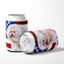 Load image into Gallery viewer, Bichon Frise #2 Patriotic Can or Bottle Hugger BB9705CC