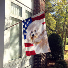 Load image into Gallery viewer, Bichon Frise #2 Patriotic Flag Canvas House Size BB9705CHF