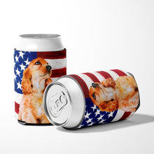 Load image into Gallery viewer, Cocker Spaniel Patriotic Can or Bottle Hugger BB9706CC