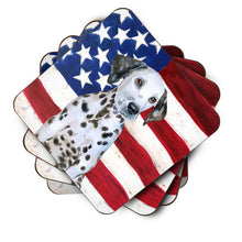 Load image into Gallery viewer, Dalmatian Puppy Patriotic Foam Coaster  BB9708FC
