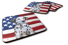 Load image into Gallery viewer, Dalmatian Puppy Patriotic Foam Coaster  BB9708FC