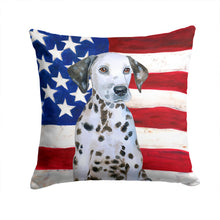 Load image into Gallery viewer, Dalmatian Puppy Patriotic Throw Pillow - 14x14 Decorative Pillow – Art for Your Home &amp; Patio BB9708PW1414
