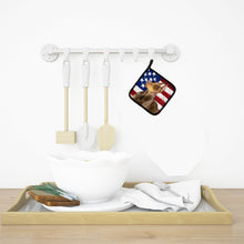 Load image into Gallery viewer, Doberman Pinscher Patriotic Pot Holders - Set of 2 - Heat-Resistant Kitchen Essentials BB9709PTHD