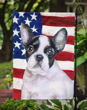 Load image into Gallery viewer, French Bulldog Black White Patriotic Garden Flag - Outdoor Decorative Yard Flag BB9710GF