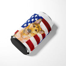Load image into Gallery viewer, German Shepherd #2 Patriotic Can or Bottle Hugger BB9711CC