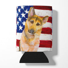 Load image into Gallery viewer, German Shepherd #2 Patriotic Can or Bottle Hugger BB9711CC