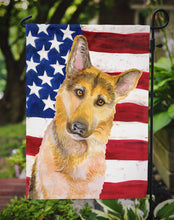 Load image into Gallery viewer, German Shepherd #2 Patriotic Garden Flag - Outdoor Decorative Yard Flag BB9711GF