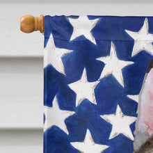 Load image into Gallery viewer, Siberian Husky #2 Patriotic Flag Canvas House Size BB9712CHF