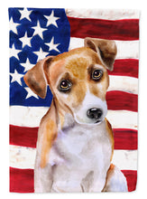Load image into Gallery viewer, Jack Russell Terrier #2 Patriotic Flag Canvas House Size BB9713CHF