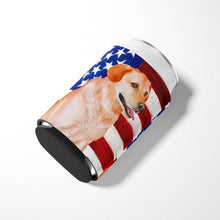 Load image into Gallery viewer, Labrador Retriever Patriotic Can or Bottle Hugger BB9714CC