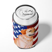 Load image into Gallery viewer, Labrador Retriever Patriotic Can or Bottle Hugger BB9714CC