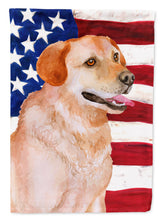 Load image into Gallery viewer, Labrador Retriever Patriotic Garden Flag - Outdoor Decorative Yard Flag BB9714GF
