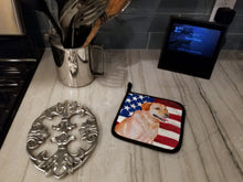 Load image into Gallery viewer, Labrador Retriever Patriotic Pot Holders - Set of 2 - Heat-Resistant Kitchen Essentials BB9714PTHD