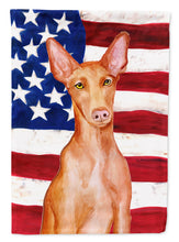 Load image into Gallery viewer, Pharaoh Hound Patriotic Flag Canvas House Size BB9715CHF