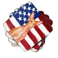 Load image into Gallery viewer, Pharaoh Hound Patriotic Foam Coaster  BB9715FC