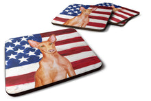 Load image into Gallery viewer, Pharaoh Hound Patriotic Foam Coaster  BB9715FC