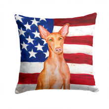 Load image into Gallery viewer, Pharaoh Hound Patriotic Throw Pillow - 14x14 Decorative Pillow – Art for Your Home &amp; Patio BB9715PW1414