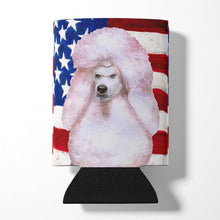 Load image into Gallery viewer, White Standard Poodle Patriotic Can or Bottle Hugger BB9717CC