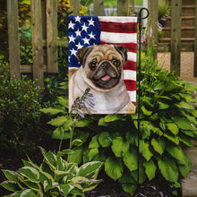 Load image into Gallery viewer, Fawn Pug Patriotic Garden Flag - Outdoor Decorative Yard Flag BB9718GF