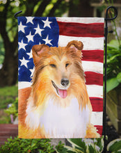 Load image into Gallery viewer, Sheltie Patriotic Garden Flag - Outdoor Decorative Yard Flag BB9720GF