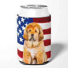 Load image into Gallery viewer, Tibetan Mastiff Patriotic Can or Bottle Hugger BB9721CC