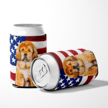Load image into Gallery viewer, Tibetan Mastiff Patriotic Can or Bottle Hugger BB9721CC