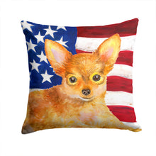 Load image into Gallery viewer, Toy Terrier Patriotic Throw Pillow - 14x14 Decorative Pillow – Art for Your Home &amp; Patio BB9722PW1414