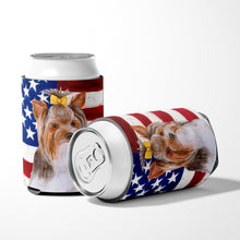 Load image into Gallery viewer, Yorkshire Terrier #2 Patriotic Can or Bottle Hugger BB9723CC