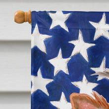 Load image into Gallery viewer, Yorkshire Terrier #2 Patriotic Flag Canvas House Size BB9723CHF