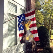 Load image into Gallery viewer, Miniature Pinscher #2 Patriotic Flag Canvas House Size BB9724CHF