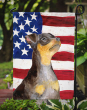 Load image into Gallery viewer, Miniature Pinscher #2 Patriotic Garden Flag - Outdoor Decorative Yard Flag BB9724GF
