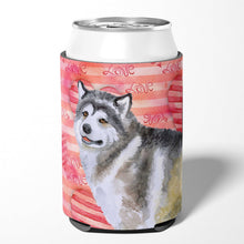 Load image into Gallery viewer, Alaskan Malamute Love Can or Bottle Hugger BB9725CC