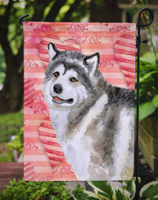 Load image into Gallery viewer, Alaskan Malamute Love Garden Flag - Outdoor Decorative Yard Flag BB9725GF