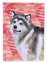 Load image into Gallery viewer, Alaskan Malamute Love Garden Flag - Outdoor Decorative Yard Flag BB9725GF