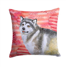 Load image into Gallery viewer, Alaskan Malamute Love Throw Pillow - 14x14 Decorative Pillow – Art for Your Home &amp; Patio BB9725PW1414