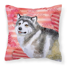Load image into Gallery viewer, Alaskan Malamute Love Fabric Decorative Pillow BB9725PW1818