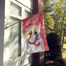 Load image into Gallery viewer, English Bulldog Love Flag Canvas House Size BB9726CHF