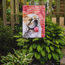 Load image into Gallery viewer, English Bulldog Love Garden Flag - Outdoor Decorative Yard Flag BB9726GF