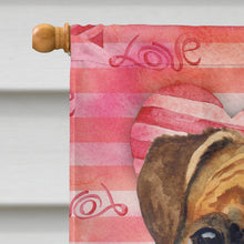 Load image into Gallery viewer, German Boxer Love Flag Canvas House Size BB9727CHF