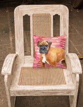 Load image into Gallery viewer, German Boxer Love Fabric Decorative Pillow BB9727PW1818
