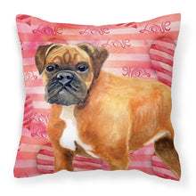 Load image into Gallery viewer, German Boxer Love Fabric Decorative Pillow BB9727PW1818