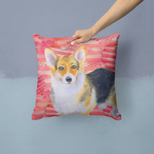 Load image into Gallery viewer, Pembroke Corgi Love Throw Pillow - 14x14 Decorative Pillow – Art for Your Home &amp; Patio BB9729PW1414