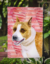 Load image into Gallery viewer, American Staffordshire Love Garden Flag - Outdoor Decorative Yard Flag BB9731GF