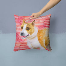 Load image into Gallery viewer, American Staffordshire Love Throw Pillow - 14x14 Decorative Pillow – Art for Your Home &amp; Patio BB9731PW1414