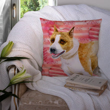 Load image into Gallery viewer, American Staffordshire Love Throw Pillow - 14x14 Decorative Pillow – Art for Your Home &amp; Patio BB9731PW1414
