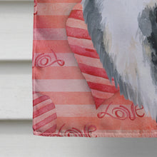 Load image into Gallery viewer, Bernese Mountain Dog Love Flag Canvas House Size BB9732CHF
